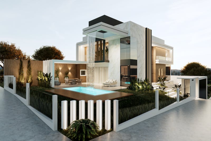 a beautiful, modern home